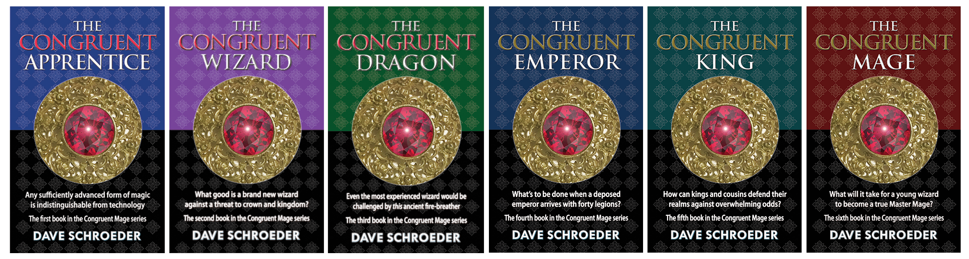 Covers for the Congruent Mage Series